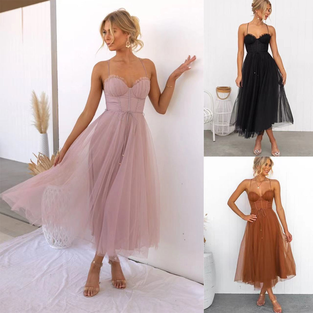 Savannah | Women's Spaghetti Strap Midi Dress, Flattering Summer Dress for Holidays and Everyday Wear, Flattering Summer Dress for Holidays and Everyday Wear - image 10