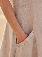 Alannah | Women's Lightweight Cotton Dress with Pockets, Relaxed Everyday Dress | Direct Attire