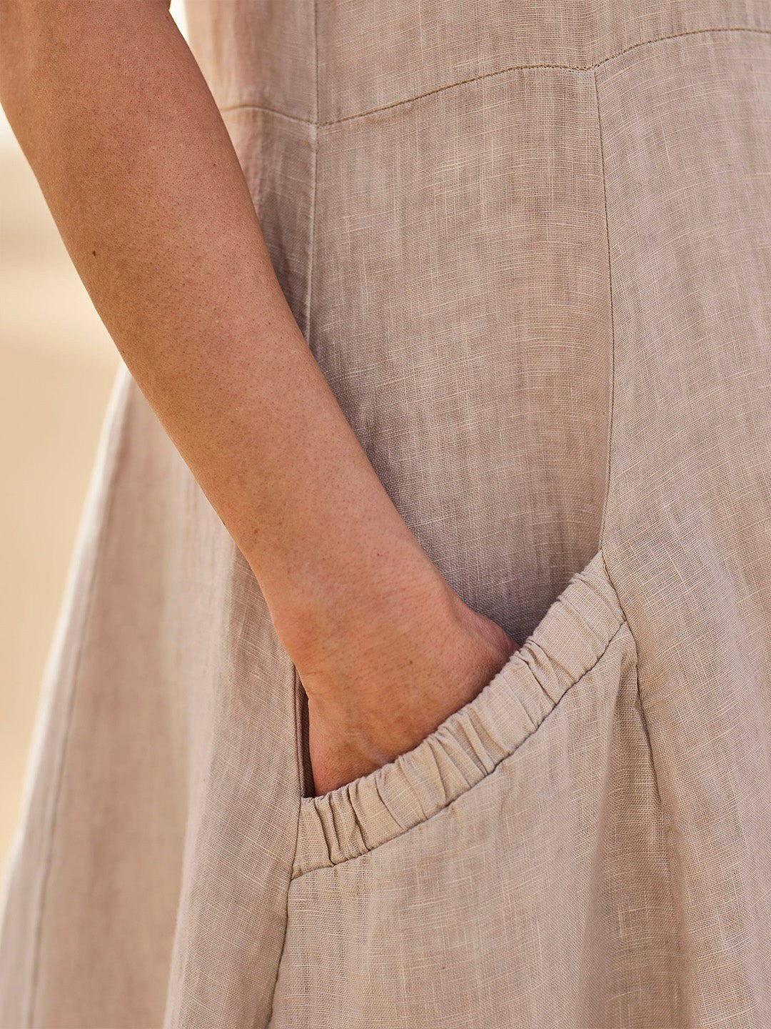 Alannah | Women's Lightweight Cotton Dress with Pockets, Relaxed Everyday Dress | Direct Attire