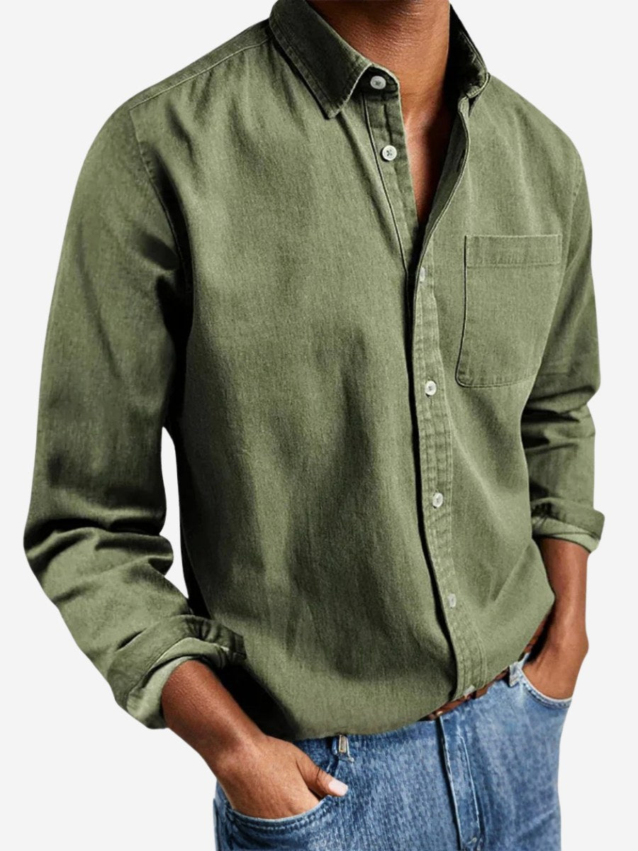 Angus | Men's Breathable Shirt, Regular Fit Everyday Shirt | Direct Attire