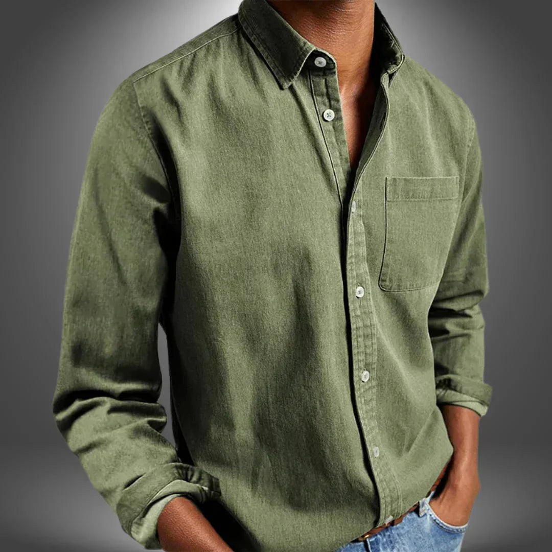 Angus | Men's Breathable Shirt, Regular Fit Everyday Shirt | Direct Attire