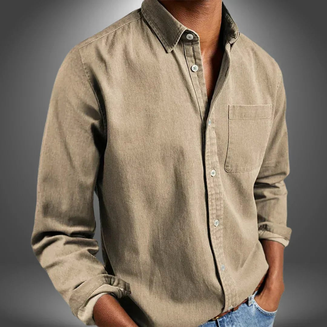 Angus | Men's Breathable Shirt, Regular Fit Everyday Shirt | Direct Attire