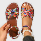 April | Women's Handmade Lightweight Sandals, Summer Everyday Sandals | Direct Attire | Multicolor