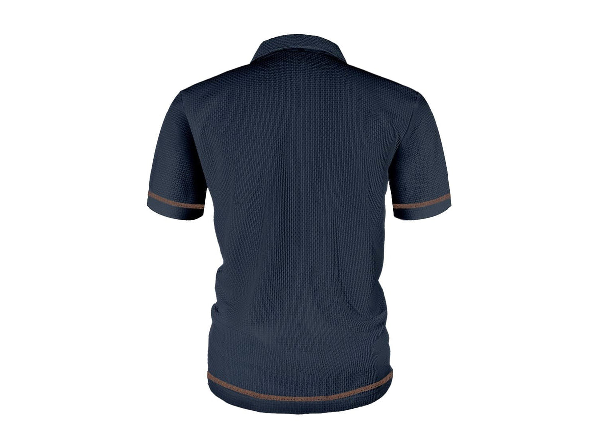 Baxter | Men's Breathable Modern Polo Shirt, Lightweight Smart-Casual Top | Direct Attire