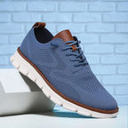 Beau | Men's Orthopedic Walking Shoes, Wide Toe Box Support Shoes | Direct Attire | Blue