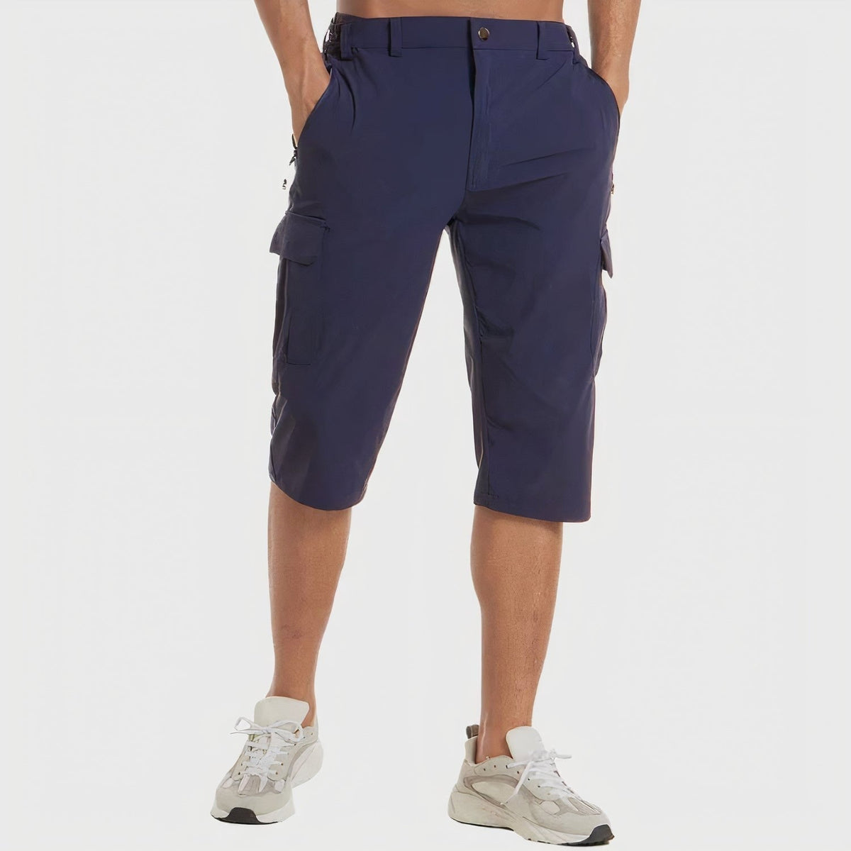 Beau | Men's Quick-Dry Cargo Shorts, Spacious Pocket Shorts | Direct Attire | Legergroen