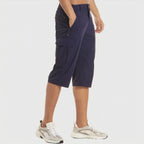 Beau | Men's Quick-Dry Cargo Shorts, Spacious Pocket Shorts | Direct Attire | Lichtgrijs