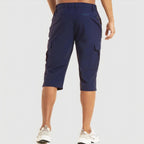 Beau | Men's Quick-Dry Cargo Shorts, Spacious Pocket Shorts | Direct Attire | Zwart