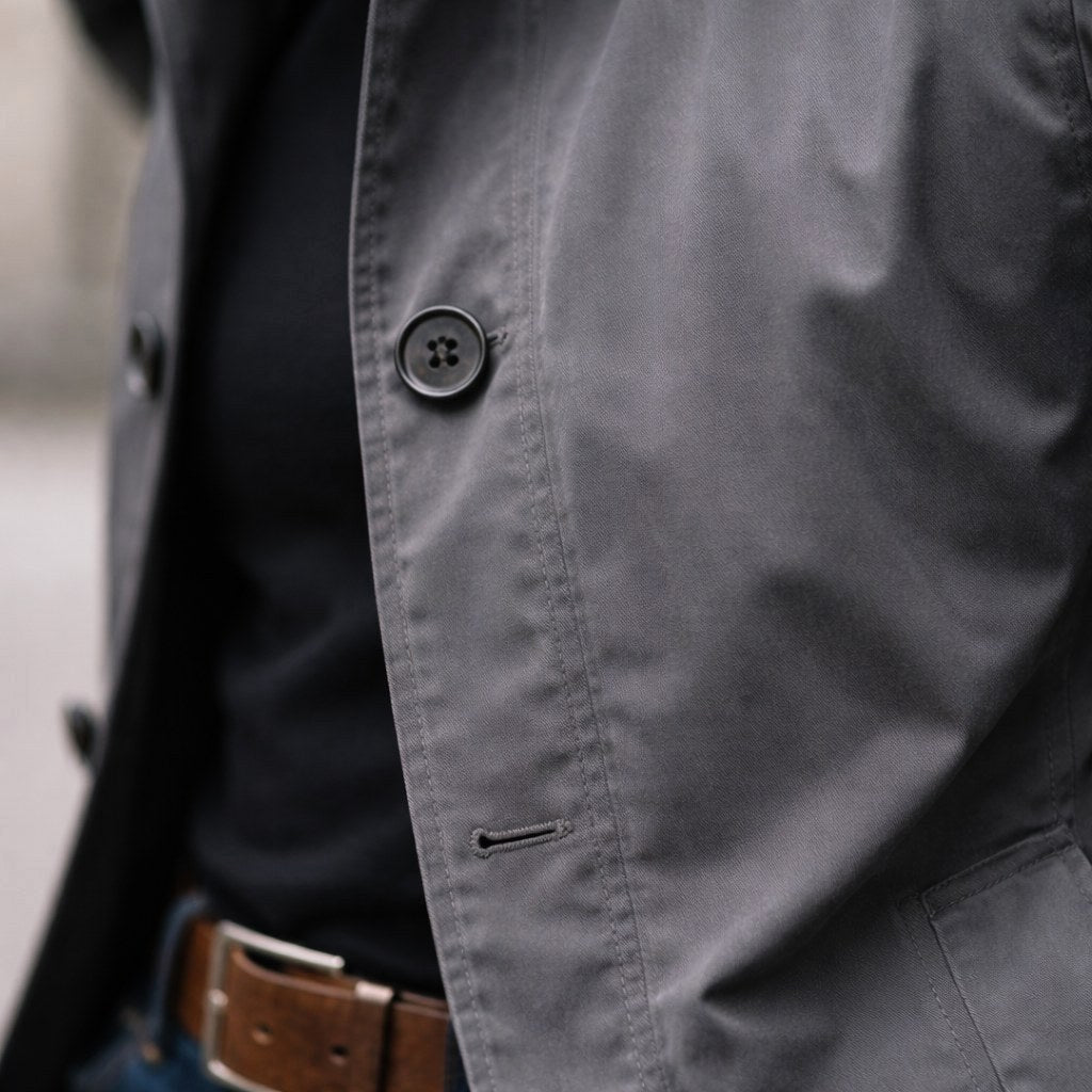Benjamin | Men's Tailored All-Weather Overcoat, Timeless Autumn Coat | Direct Attire