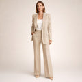 Bree | Women's Structured Blazer with Flared Trousers, Two-Piece Suit | Direct Attire