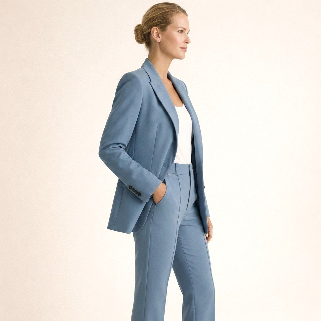 Bree | Women's Structured Blazer with Flared Trousers, Two-Piece Suit | Direct Attire