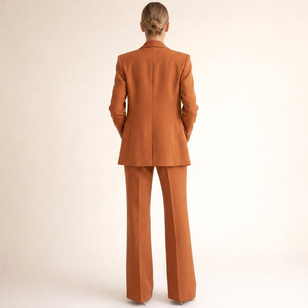 Bree | Women's Structured Blazer with Flared Trousers, Two-Piece Suit | Direct Attire
