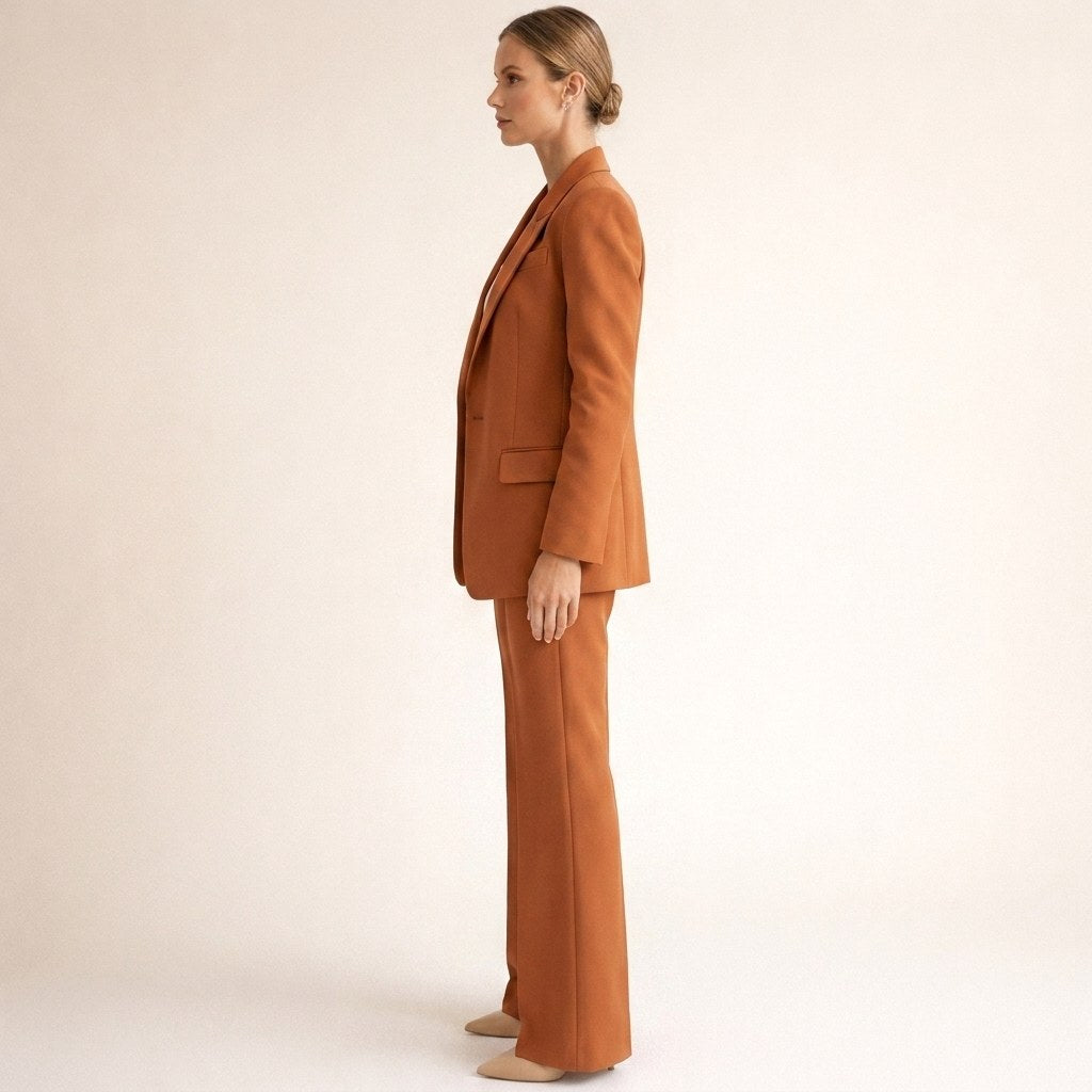 Bree | Women's Structured Blazer with Flared Trousers, Two-Piece Suit | Direct Attire