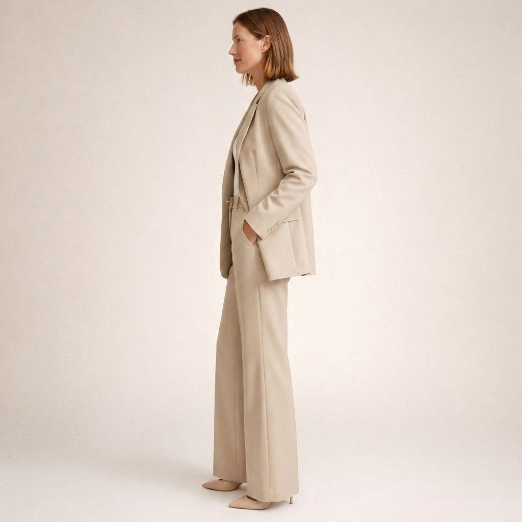 Bree | Women's Structured Blazer with Flared Trousers, Two-Piece Suit | Direct Attire