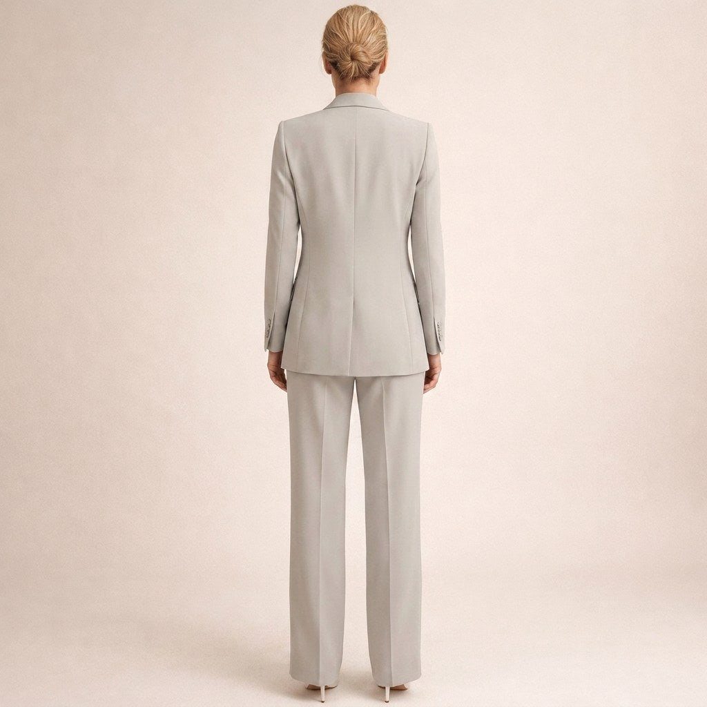Bree | Women's Structured Blazer with Flared Trousers, Two-Piece Suit | Direct Attire