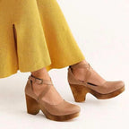 Brielle | Women's Orthopedic Leather Wedge Sandals, Supportive Summer Footwear for Walking and Everyday Wear