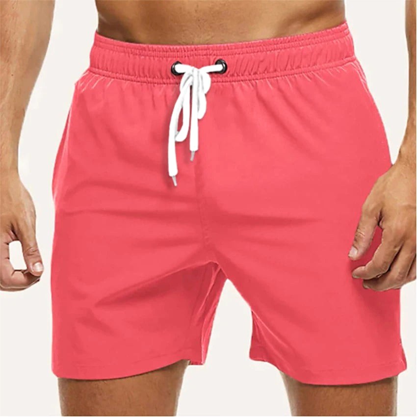 Brodie | Men's Quick-Dry Swim Shorts, Elasticated Waist Swimming Shorts | Direct Attire | Donkergroen
