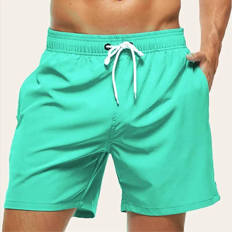 Brodie | Men's Quick-Dry Swim Shorts, Elasticated Waist Swimming Shorts | Direct Attire | Lichtgroen