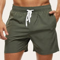 Brodie | Men's Quick-Dry Swim Shorts, Elasticated Waist Swimming Shorts | Direct Attire | Grijs