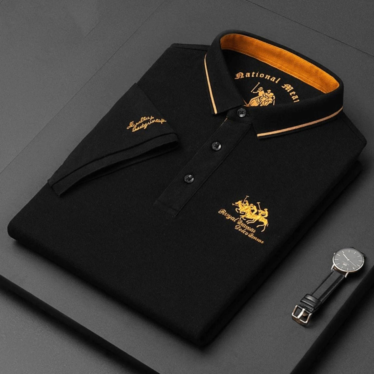 Callan | Men's Breathable Polo Shirt, Short-Sleeve Shirt | Direct Attire | White