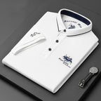 Callan | Men's Breathable Polo Shirt, Short-Sleeve Shirt | Direct Attire | Grey