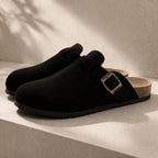 Cameron | Unisex Slip-On Clogs with Adjustable Strap, Closed-Toe Everyday Shoes | Direct Attire | Zwart