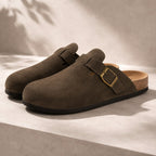Cameron | Unisex Slip-On Clogs with Adjustable Strap, Closed-Toe Everyday Shoes | Direct Attire | Rood