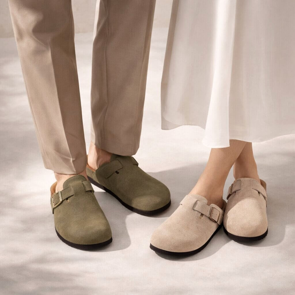 Cameron | Unisex Slip-On Clogs with Adjustable Strap, Closed-Toe Everyday Shoes | Direct Attire