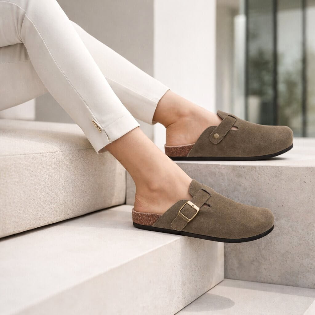 Cameron | Unisex Slip-On Clogs with Adjustable Strap, Closed-Toe Everyday Shoes | Direct Attire