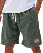 Campbell | Men's Relaxed Cotton Shorts, Lightweight Summer Shorts | Direct Attire | Navy Blue
