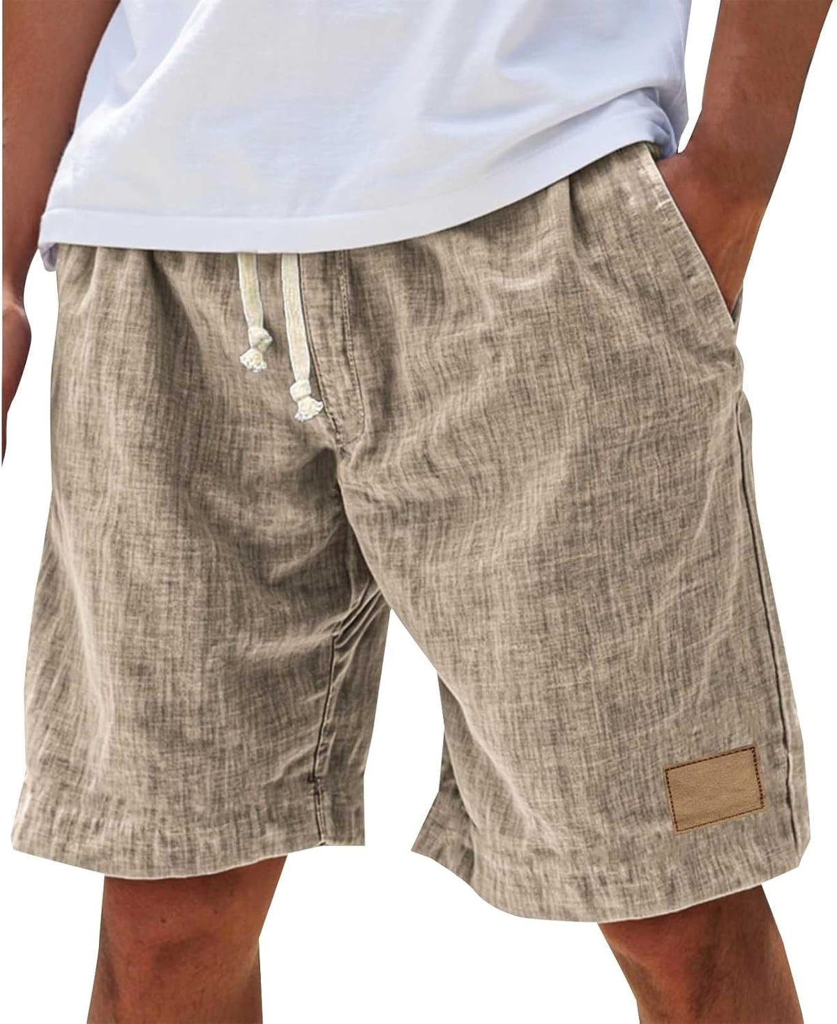 Campbell | Men's Relaxed Cotton Shorts, Lightweight Summer Shorts | Direct Attire | Black