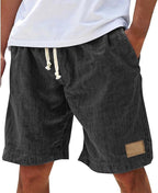 Campbell | Men's Relaxed Cotton Shorts, Lightweight Summer Shorts | Direct Attire | Blue