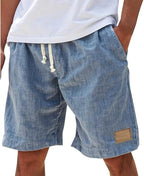 Campbell | Men's Relaxed Cotton Shorts, Lightweight Summer Shorts | Direct Attire | Green