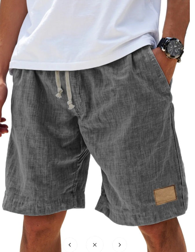 Campbell | Men's Relaxed Cotton Shorts, Lightweight Summer Shorts | Direct Attire | Pink