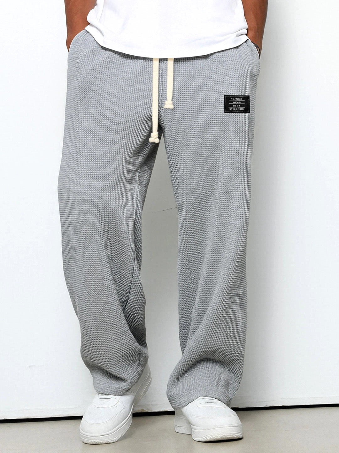 Campbell | Women's Relaxed Lace Trousers, Straight-Leg Everyday Trousers | Direct Attire | Khaki