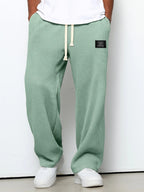Campbell | Women's Relaxed Lace Trousers, Straight-Leg Everyday Trousers | Direct Attire | Blue