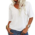 Chelsea | Women's Relaxed U-Neck T-Shirt, Lightweight Summer Top | Direct Attire