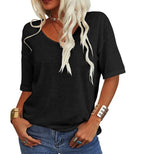 Chelsea | Women's Relaxed U-Neck T-Shirt, Lightweight Summer Top | Direct Attire
