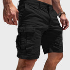 Clint | Men's Cargo Shorts with Practical Pockets, Casual Shorts | Direct Attire | Lichtgrijs
