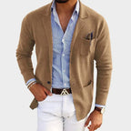 Connor | Men's Tailored Blazer with Notch Lapels, Classic Suit Jacket | Direct Attire | Negro