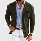 Connor | Men's Tailored Blazer with Notch Lapels, Classic Suit Jacket | Direct Attire | Marrón