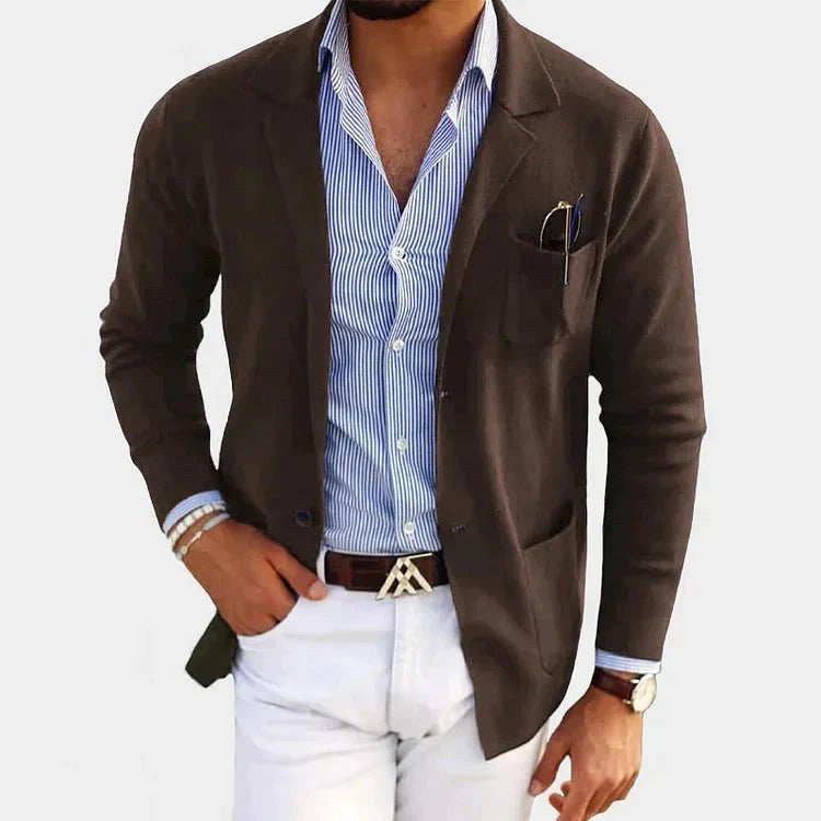 Connor | Men's Tailored Blazer with Notch Lapels, Classic Suit Jacket | Direct Attire