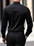 Cooper | Men's Breathable Long-Sleeved Shirt, Tailored Slim-Fit Shirt | Direct Attire