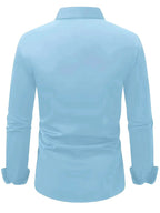 Cooper | Men's Breathable Long-Sleeved Shirt, Tailored Slim-Fit Shirt | Direct Attire