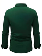 Cooper | Men's Breathable Long-Sleeved Shirt, Tailored Slim-Fit Shirt | Direct Attire