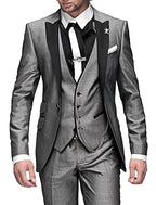 Cooper | Men's Three-Piece Blazer Suit, Waistcoat and Trousers Set | Direct Attire | Gray