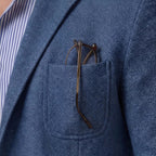 Darcy | Men's Linen Blazer, Lightweight Unstructured Jacket | Direct Attire | Dark Brown