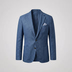 Darcy | Men's Linen Blazer, Lightweight Unstructured Jacket | Direct Attire | Dark Grey