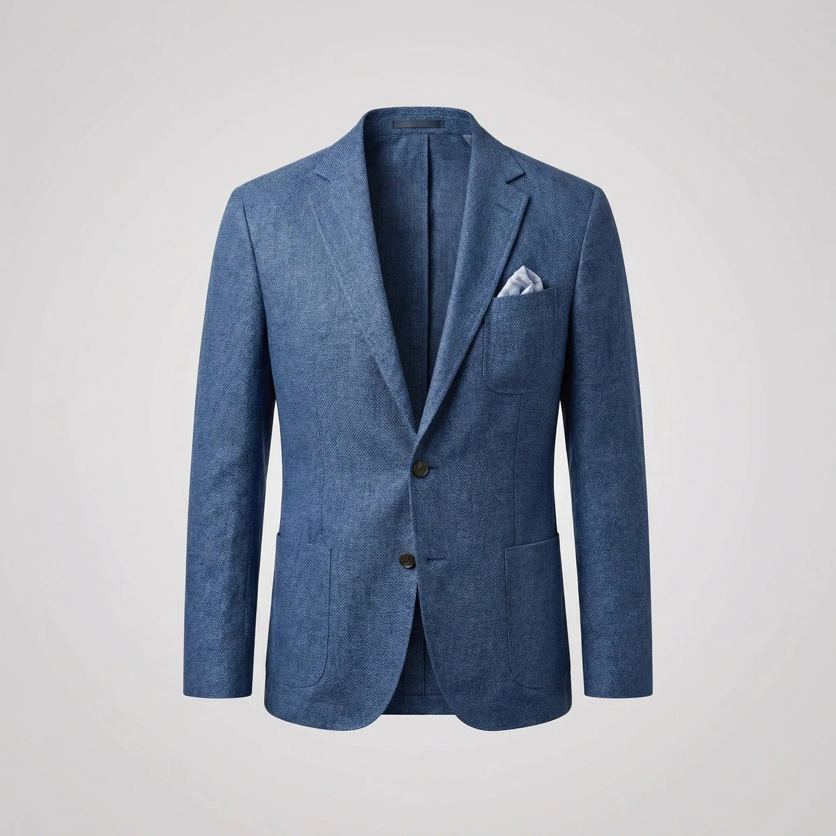 Darcy | Men's Linen Blazer, Lightweight Unstructured Jacket | Direct Attire | Dark Grey