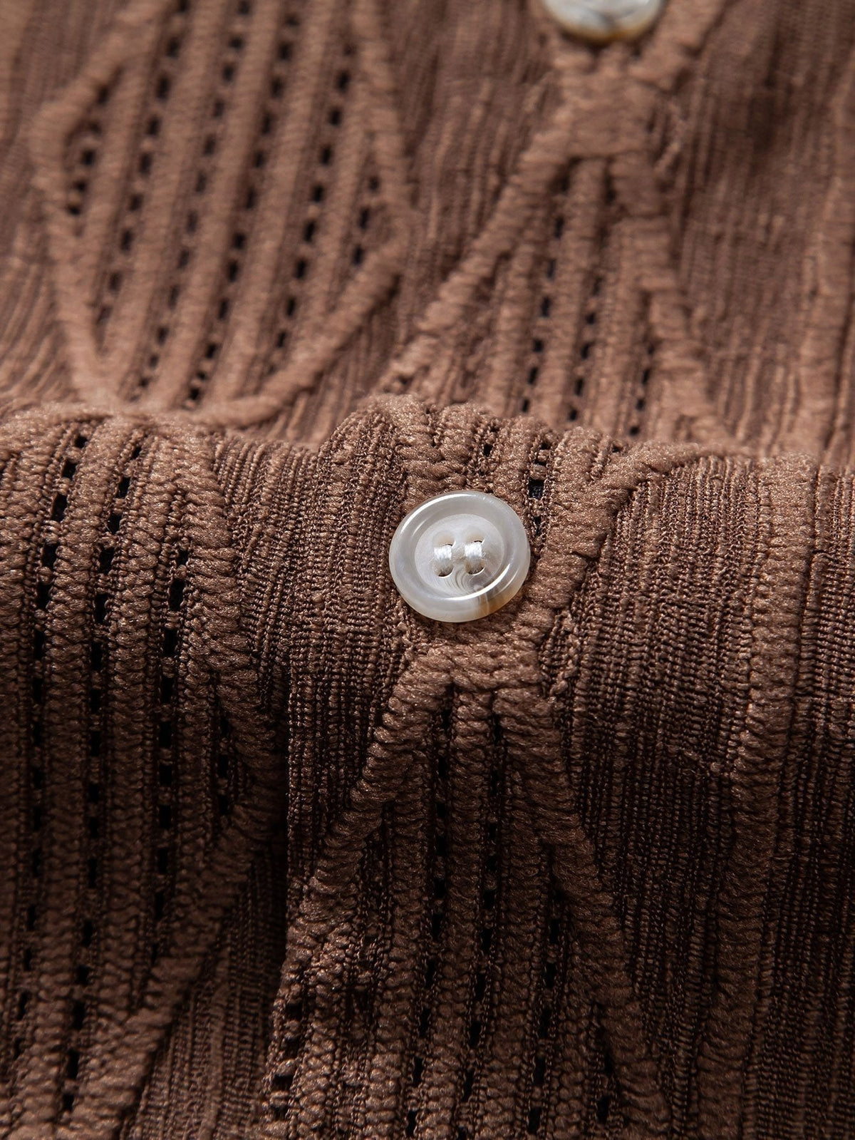 Darcy | Men's Textured Camp Collar Shirt, Relaxed Short-Sleeve Shirt | Direct Attire